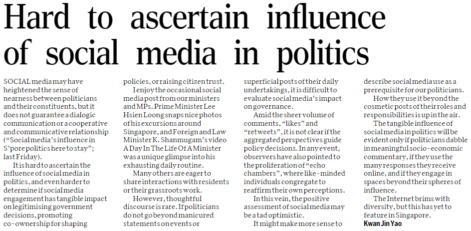 media influence on politics and government