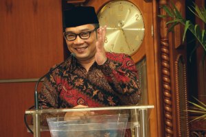 "I believe in leadership in the middle, and 50 per cent of my time is spent outside of the office" - Bandung Mayor Ridwan Kamil (Photo Credit: Lee Kuan Yew School of Public Policy).